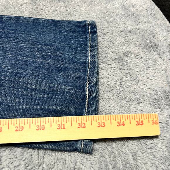 Wrangler FR 20X Bootcut Jeans Mens 34 x34 Flame Resistant Blue Denim - Picture 10 of 11
